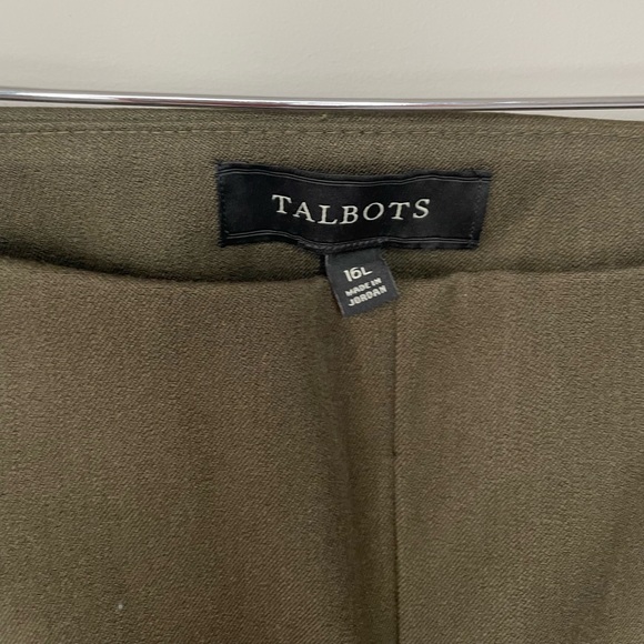 Talbots NWT dark olive green dress pants size 16L - Picture 6 of 10